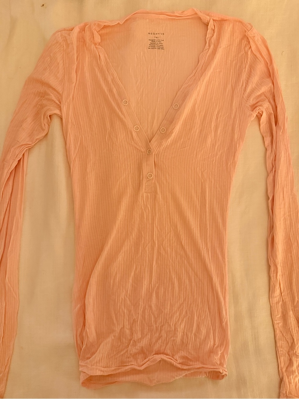 Negative Underwear Whipped Long Sleeve Pink